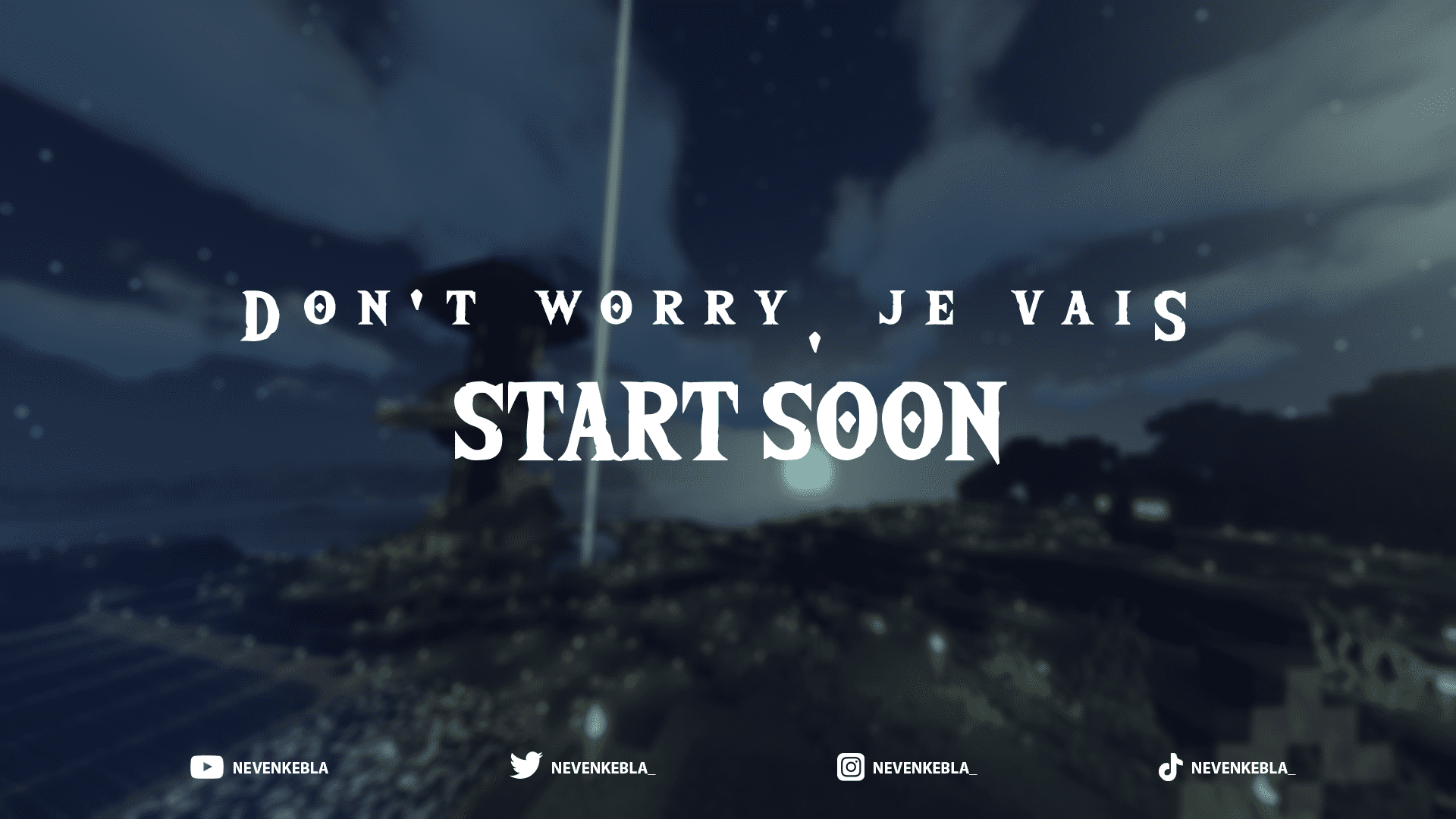 Image Ecran D&eacute;but de Stream