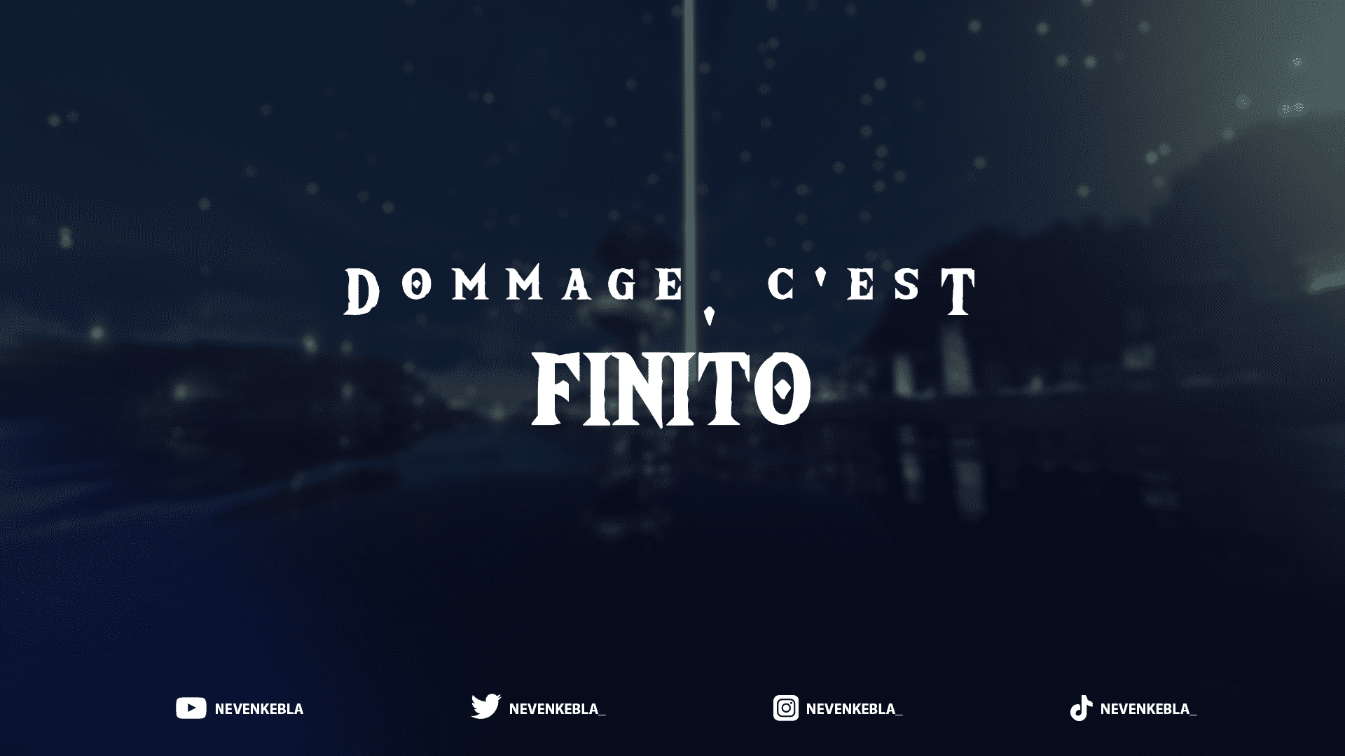 Image Ecran Fin de Stream